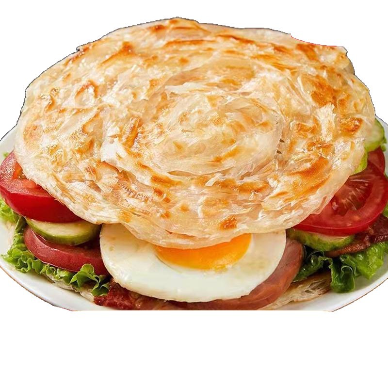 Original Hand Pancake 80G/Piece Breakfast Instant Semi-Finished Family Bagged Original Pancake Crust Outer Burnt Glutinous Rice