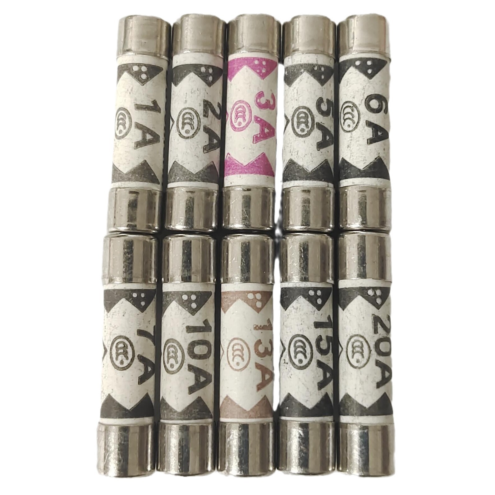 Non-Standard Sand-Free 75 Alumina Ceramic Tube 6*25 Bs1362 British Standard Fuse 1A-20A