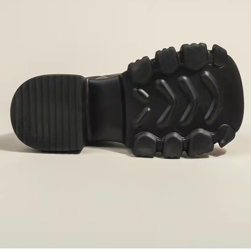 Small Leather Shoes for Women 2025 New Style Quilted British Style Versatile Mary Jane Fashion Thick Sole Stylish Trbottomy Cool Thick Heel Shoes