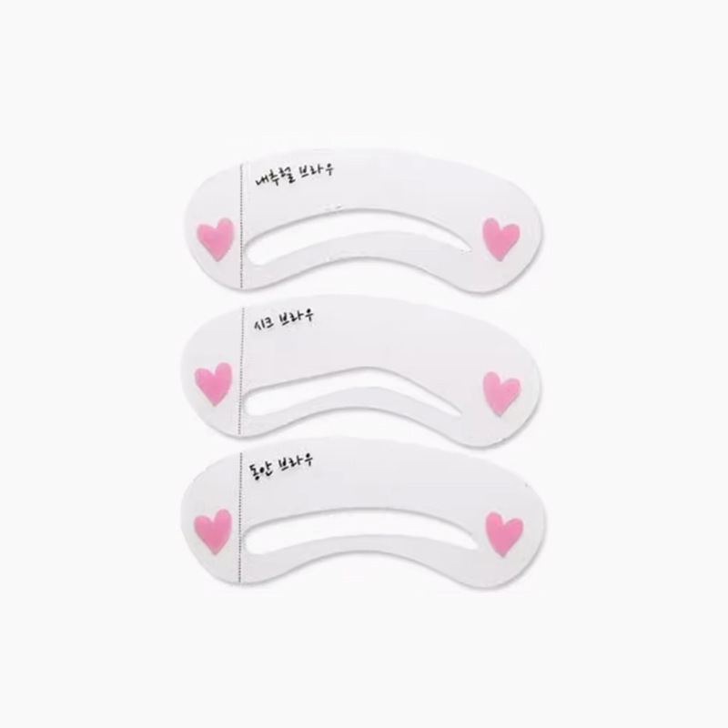 Thrush card eyebrow pencil suit eyebrow repair card auxiliary device eyebrow flat eyebrow knife eyebrow scissors thrush artifact makeup tool