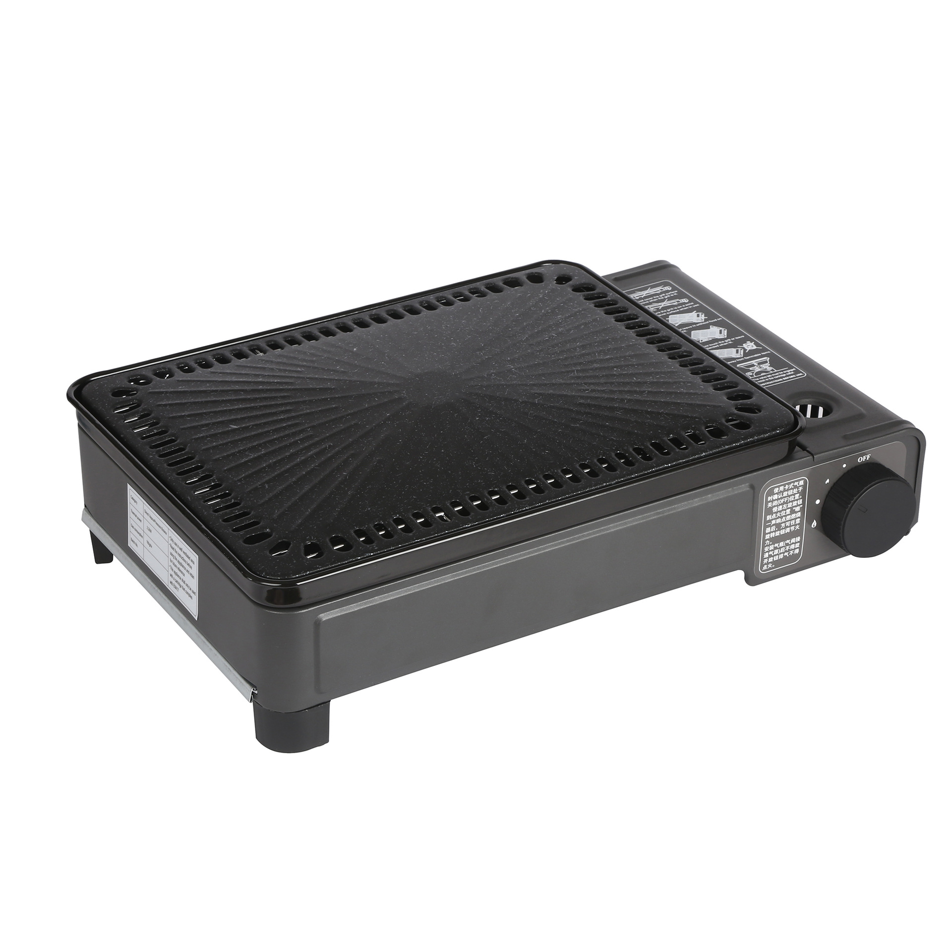 Cassette Stove Multifunctional Outdoor Camping Style Windproof Barbecue Stove Household Barbecue Plate Barbecue Stove Picnic Portable Gas