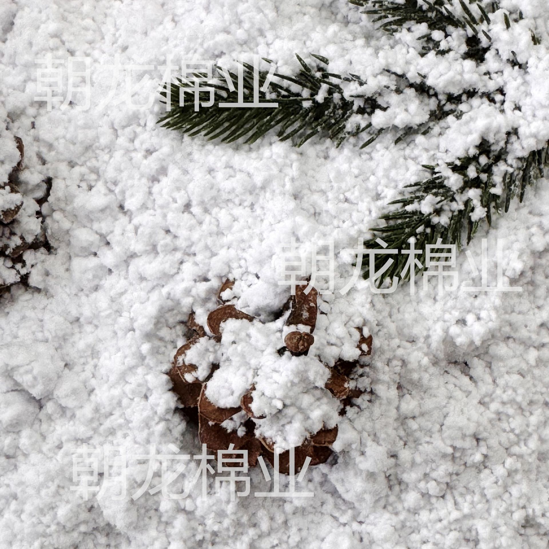 Christmas Decoration Artificial Snowflakes Shopping Mall Window Shop Layout Snowflake Cotton Powder Festive Atmosphere Creation Simulated Snow Powder