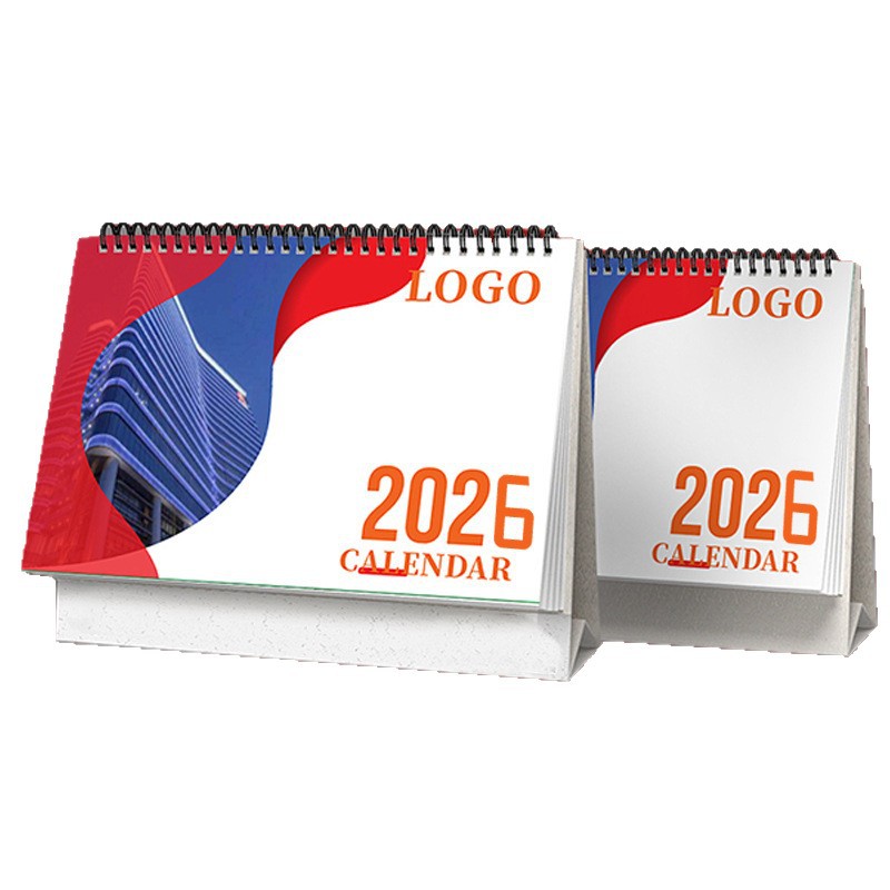 2026 Year of the Horse Calendar Custom Corporate Advertising Logo Custom Hot Stamping New Monthly Calendar Wall Calendar In-Stock Wholesale