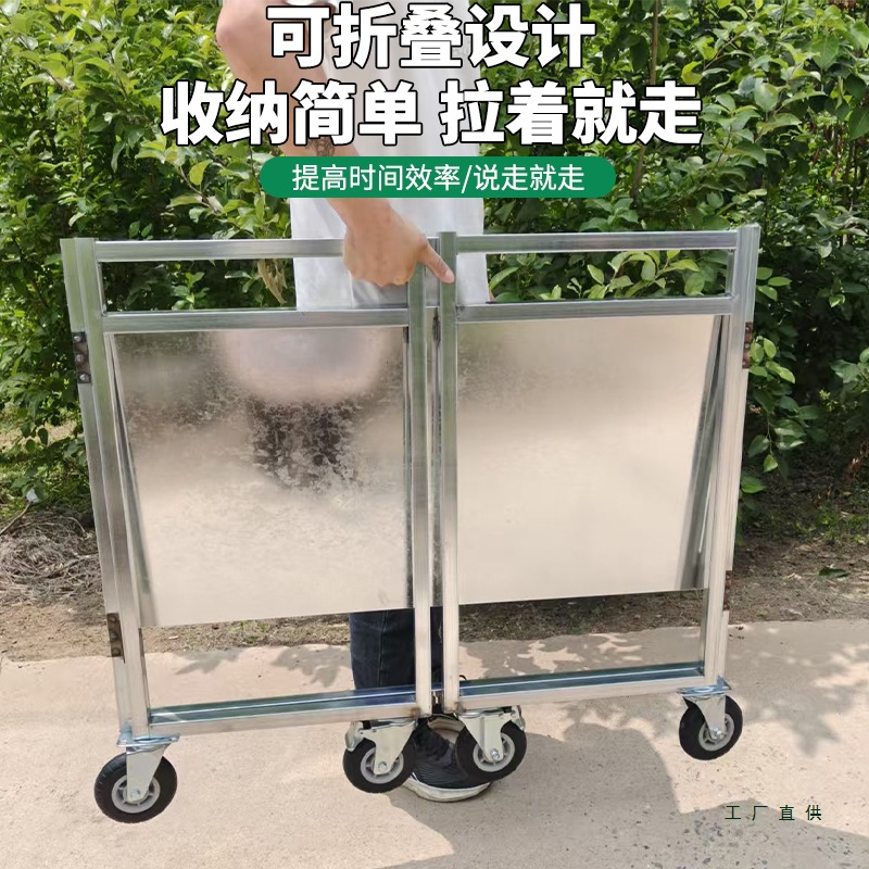 Night Market Stall Trolley Mobile Stall Entrepreneurship Internet Celebrity Stall Cart Folding Snack Cart Trolley