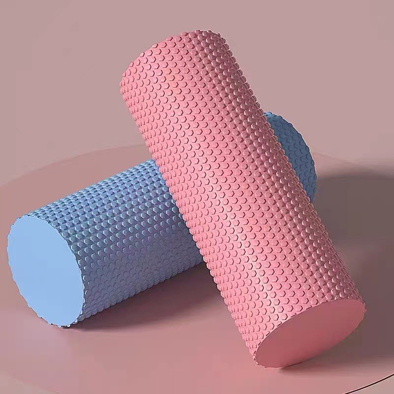 Solid Eva Material Yoga Column Foam Solid Massage Roller Pilates Stick Slimming Leg Foam Roller