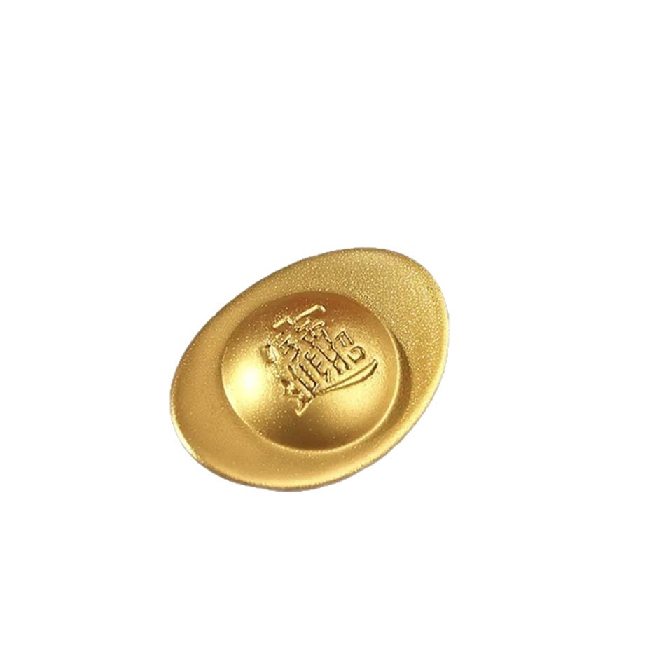 Alloy Sand Gold Ingot Solid Ornaments Brass Rotating Opening Housewarming Gift Manufacturer One Ingot Ingot Decorative Ingot