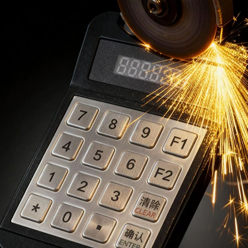 Rs232 with Instruction Metal Keyboard Industrial Platform Automation Human-Machine Interface External Programmable Numeric Keyboard