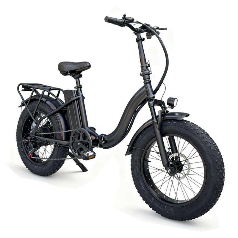 Lithium Battery Electric Bicycle 20inch Wide Tire Snow Beach Transmission Vehicle Power-Assisted Mobility Electric Electric Luxury Version