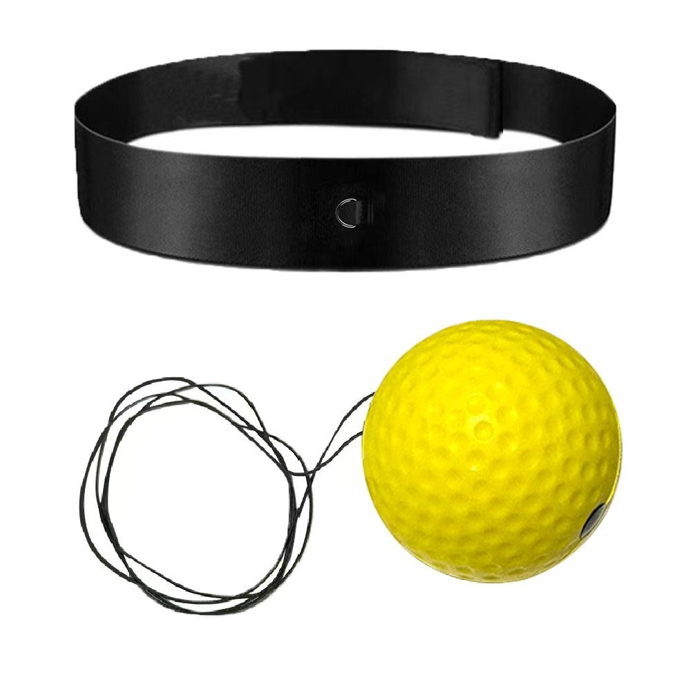 Boxing Ball Rebound Speed Ball Head-Mounted Boxing Reaction Ball Fitness Adult Decompression Vent Sports Professional Training