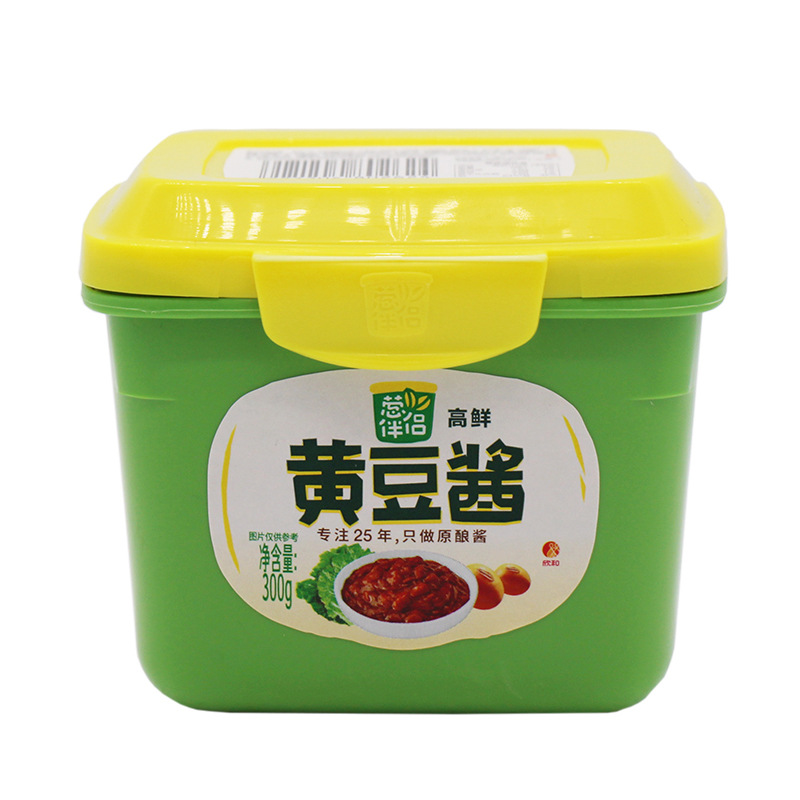 Xinhe onion mate liuyue sweet noodle sauce 300g garlic bean paste soybean fried sauce commercial Full box wholesale