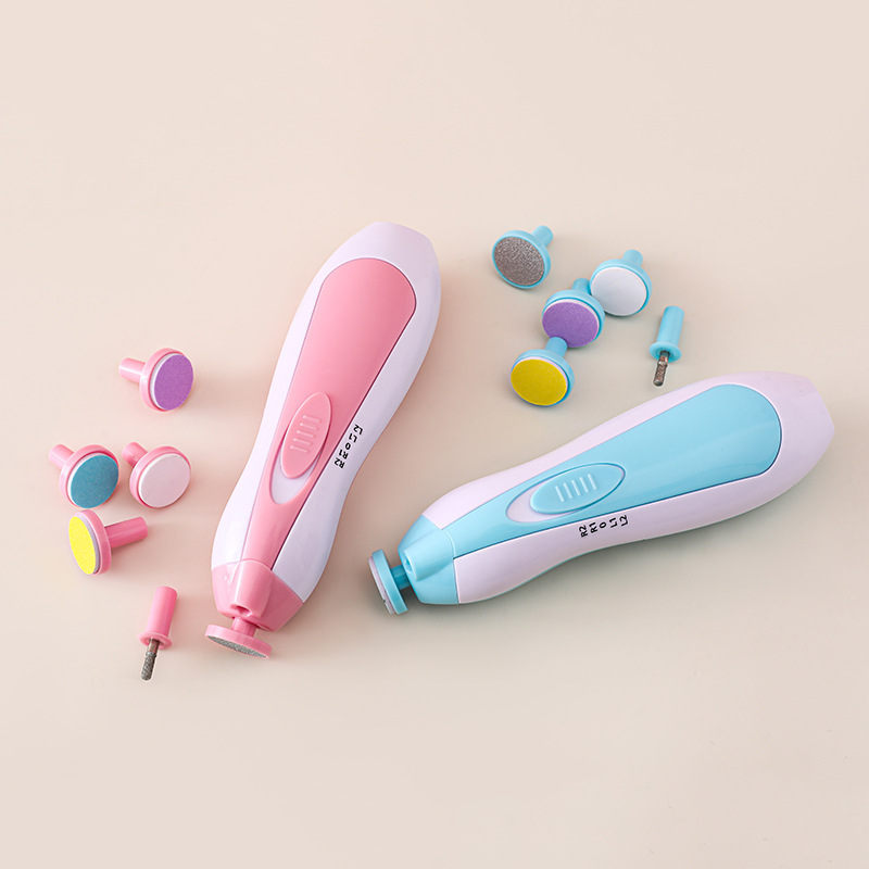 English Packaging Baby Electric Nail Polisher Pp Storage Box Electric Nail Polisher Baby Nail Trimming Tool