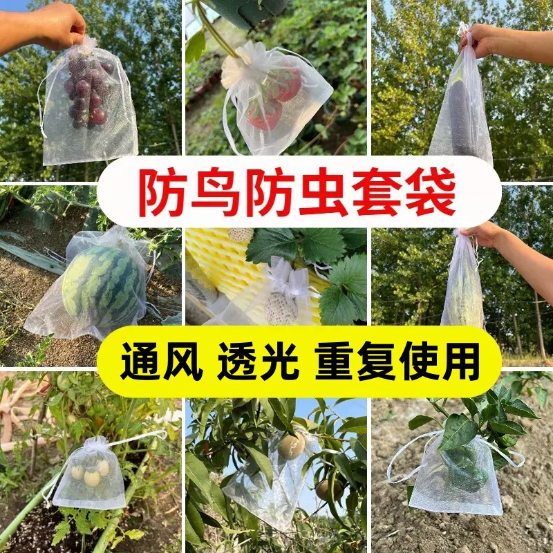Оптовая сетка для защиты от насекомых для дыни и фруктов, упаковка для клубники, инжира, винограда