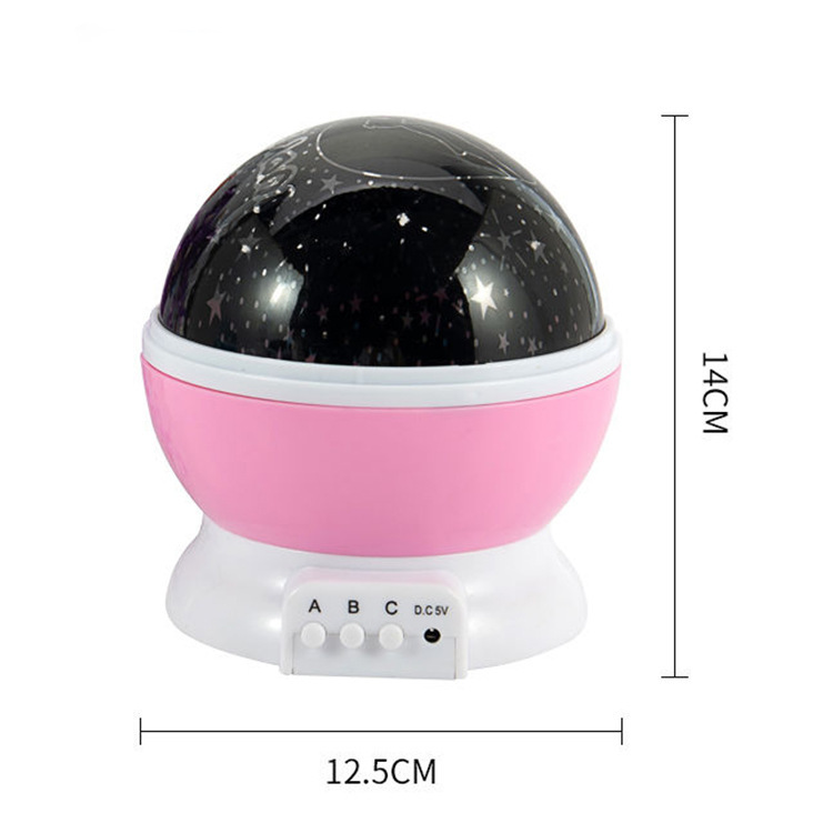 Colorful Led Romantic Gypsophila 360 Rotating Starry Sky Lamp Birthday Gift USB Interface Gypsophila Dropshipping