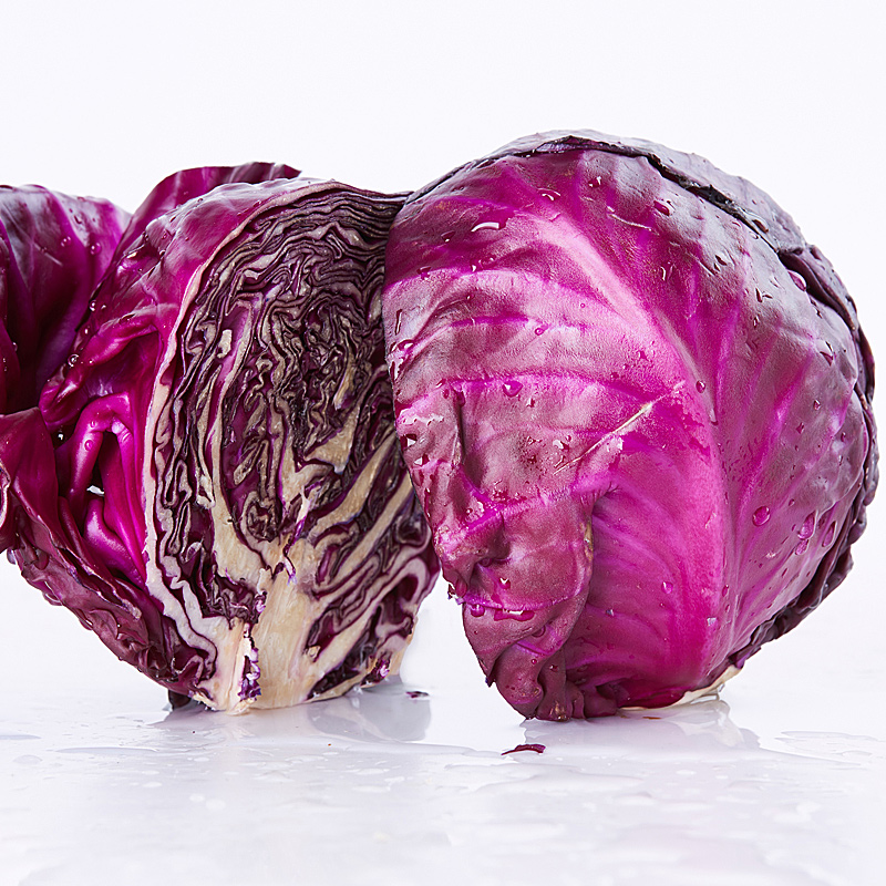 Shandong Shouguang Fresh Purple Cabbage Cabbage Vegetable Salad Juice Cold Dish Sx009