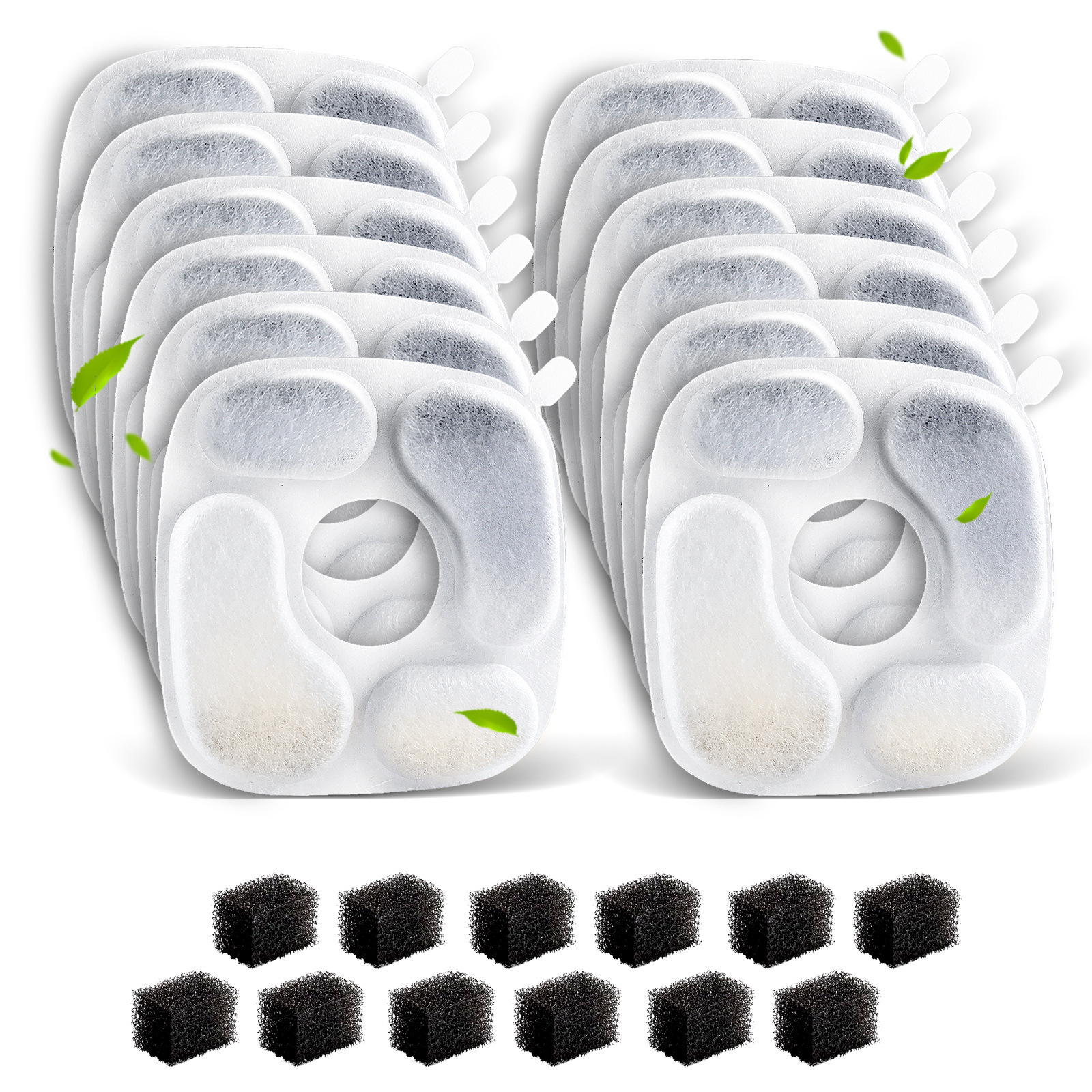 Amazon Cat Smart Water Feeder Filter Cotton Pet Smart Water Dispenser Coconut Shell Activated Carbon Filter