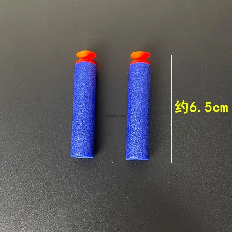 6.5Cmeva Solid Head Toy Gun Soft Bullet Accessories Suction Cup Soft Head Bullet Type Factory Direct Support Model