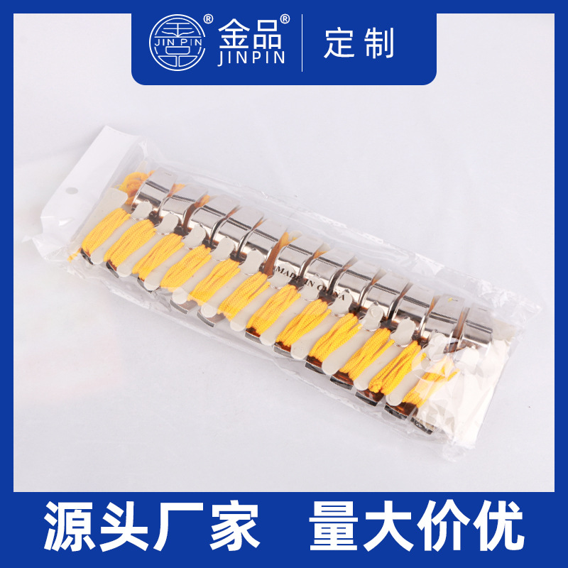 Металлический свисток с веревкой, свисток для помощи на открытом воздухе