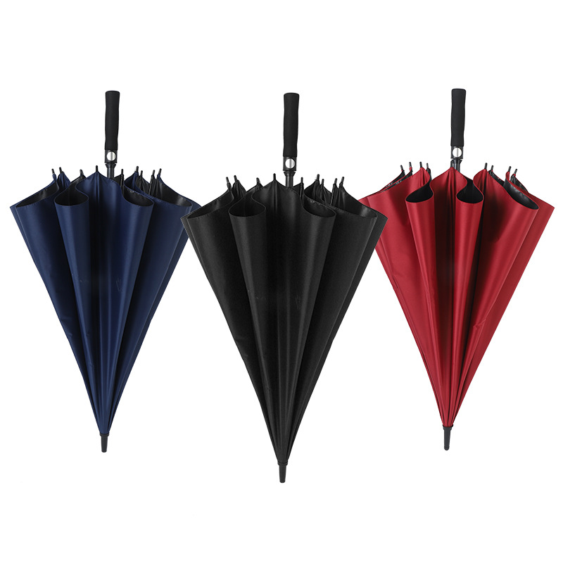 Umbrella custom wholesale large men's business golf umbrella straight rod automatic long handle umbrella logo gift advertising umbrella