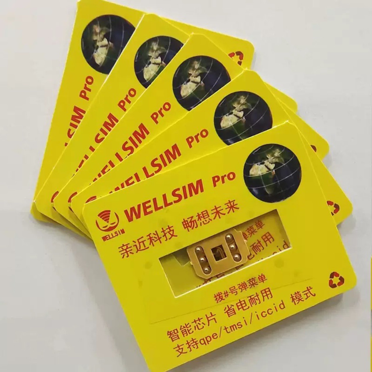 Wellsim Pro New Version Single-Sided Adhesive Universal Card Sticker Is Suitable for All Series of 6-16Pm
