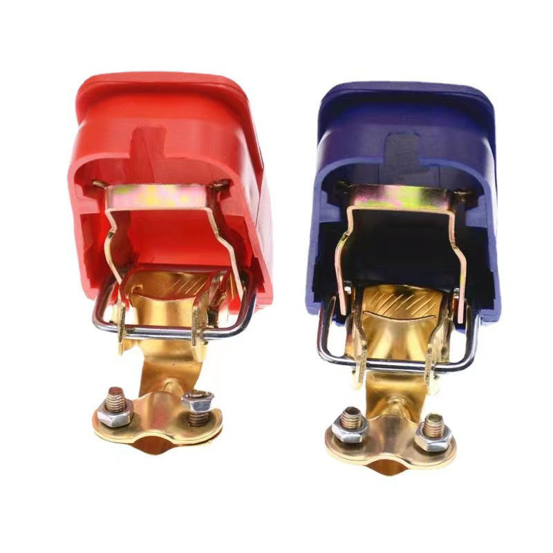 New pure copper clip car battery pile head battery connection terminal chuck post modified joint quick disassembly