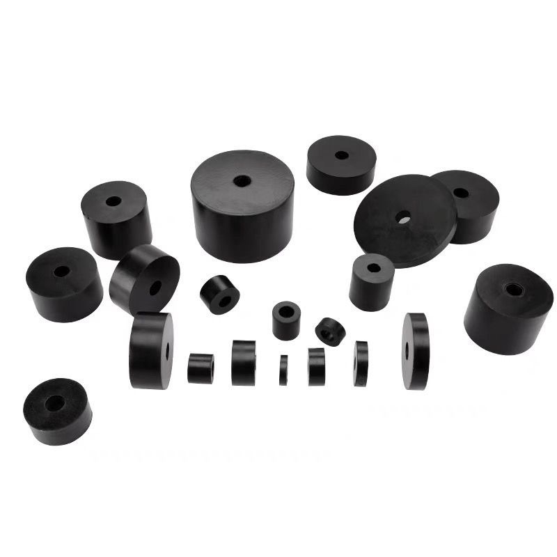 Round Rubber Rubber Pad Rubber Pad Cushioning Shock Absorbing Shock-proof Machinery High Elastic Industrial Air Conditioning Solid Fan Anti-skid