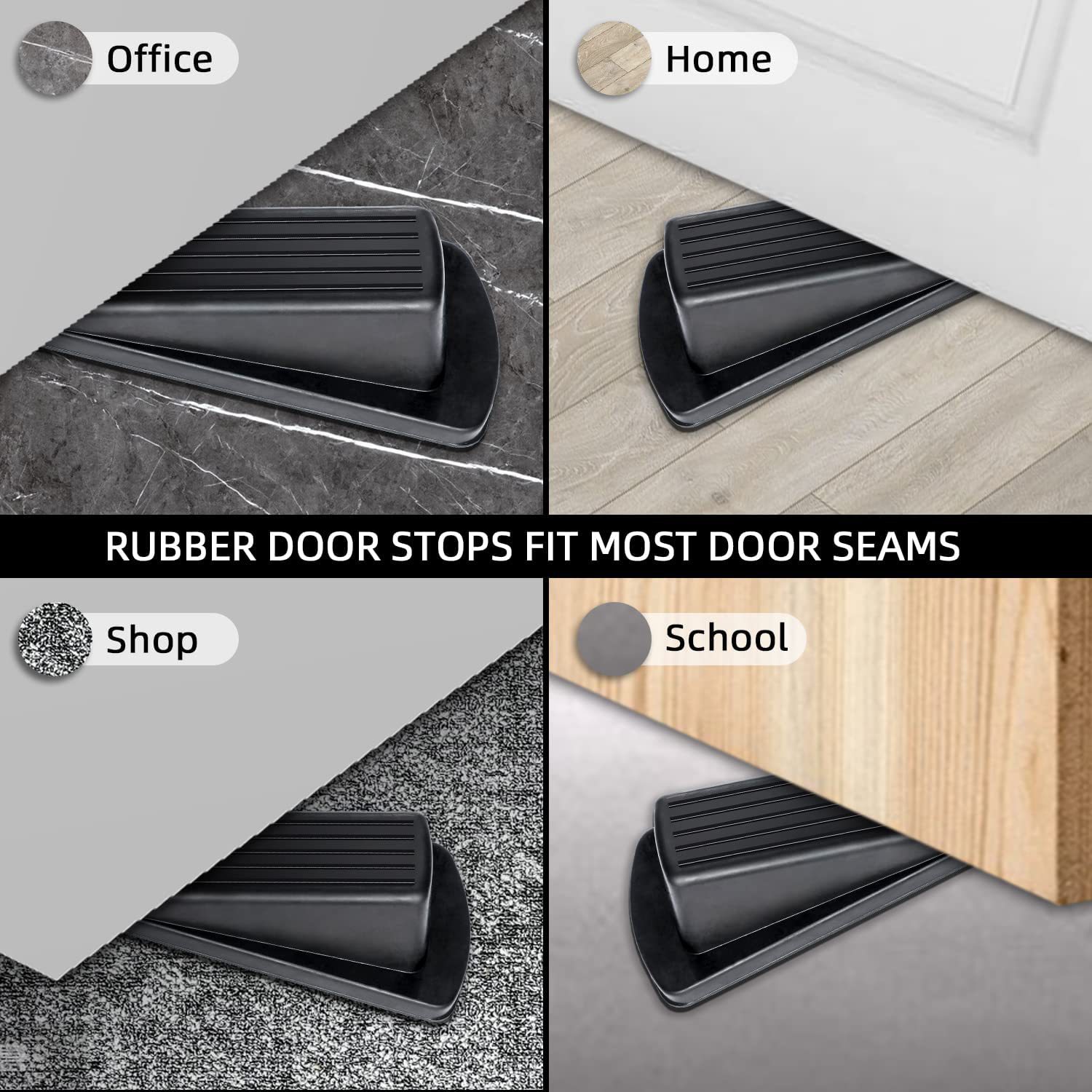 Cross-Border Hot-Selling Door Stopper, Baby Safety Door Card, Multiple Scenes, Suitable for Wall Protection, Tpr Door Stopper