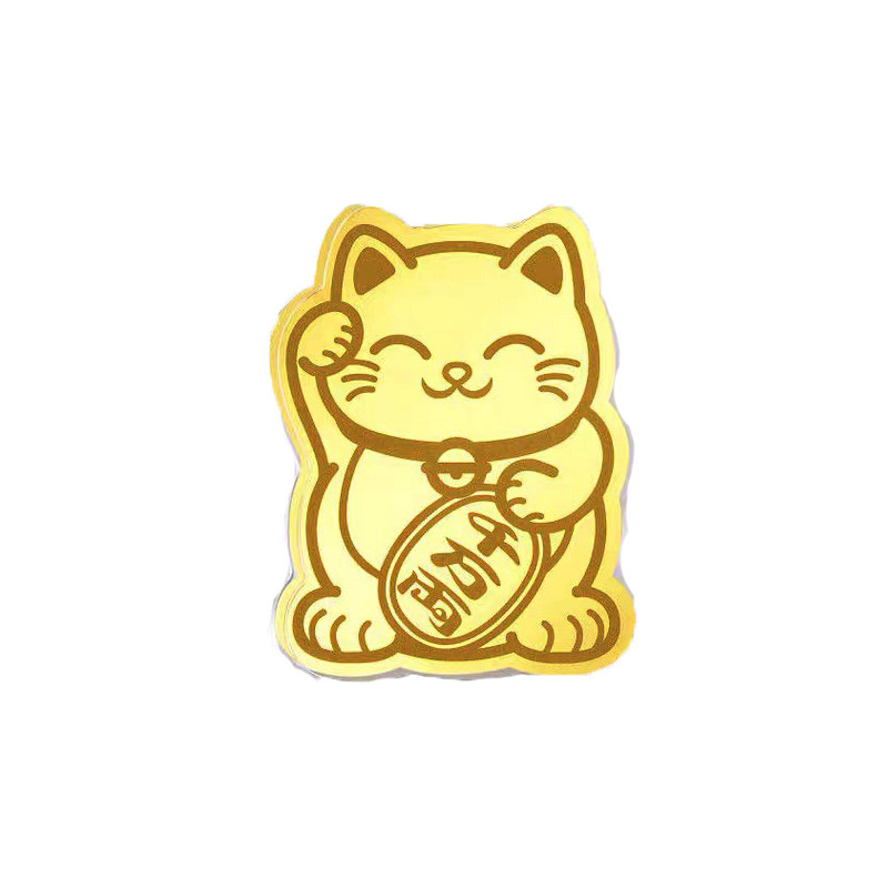2026 Year of the Horse New Fortune Cat Phone Sticker God of Wealth Phone Sticker Bring in Wealth and Treasure Vietnamese New Year Small Gift Wholesale