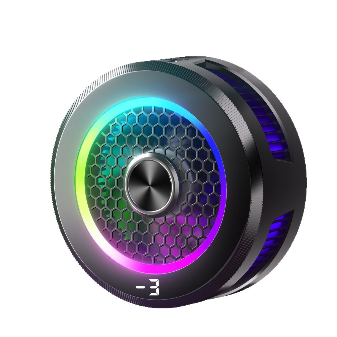 Source manufacturer AL19 mobile phone tablet magnetic back clip semiconductor refrigeration ticker AI digital display icing radiator