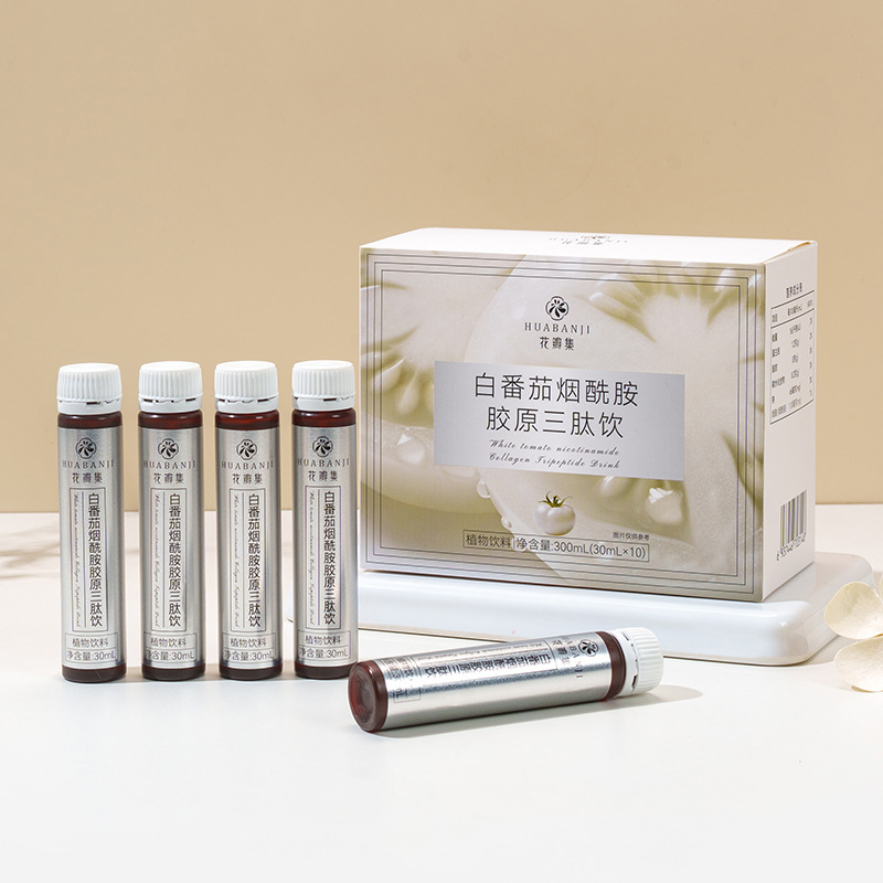 Petal Collection White Tomato Niacinamide Collagen Tripeptide Drink White Tomato Collagen Oral Liquid Drink Oem Spot
