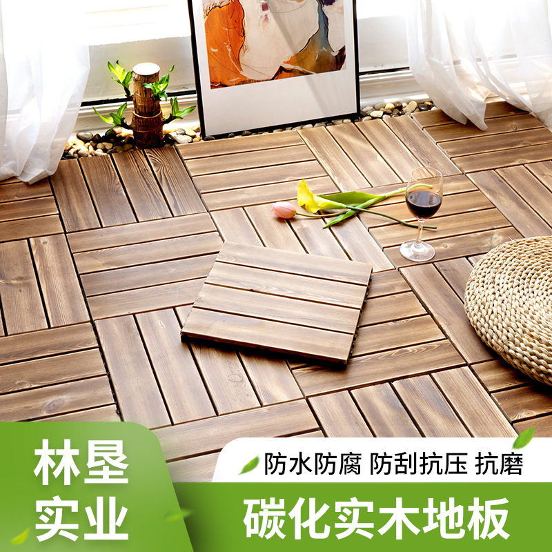 Балконное деревянное покрытие наружное пластиковое древесно-композитное террасное дворовое покрытие антикоррозийное самоукладывающееся карбонизированное