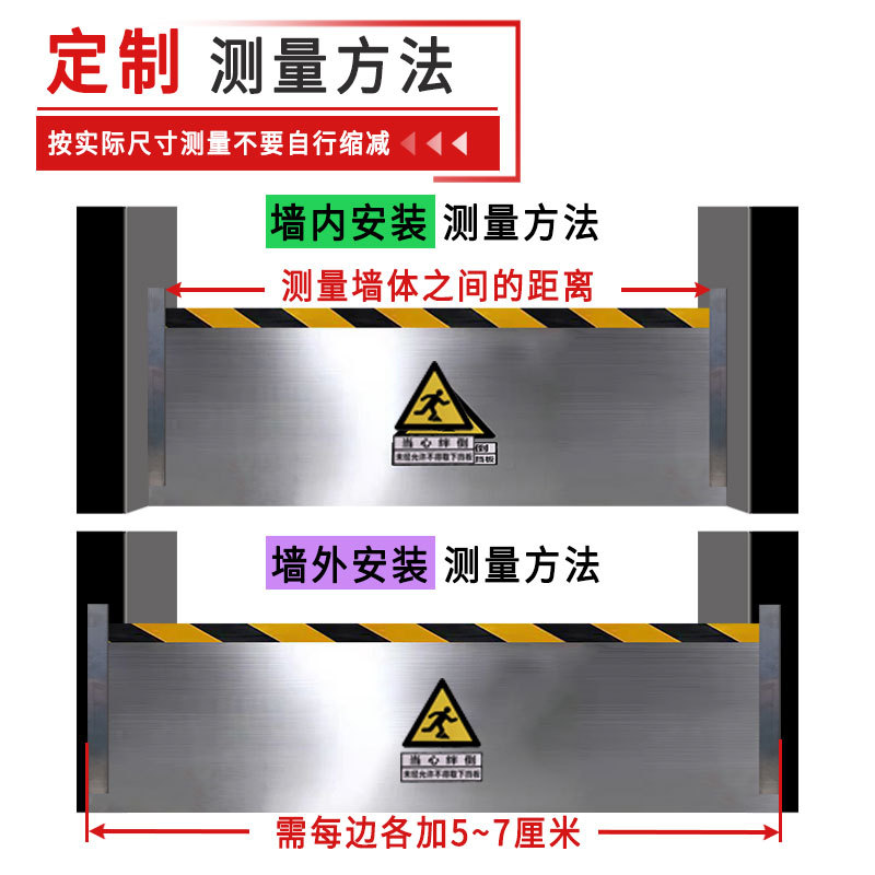 Stainless steel rat guard no-punch rat guard door hotel kitchen stainless steel door baffle aluminum alloy rat guard