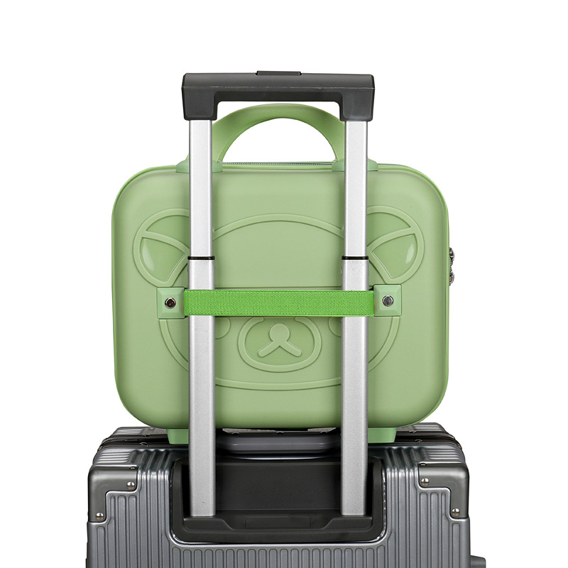 Luggage Makeup Box 14inch Bear Cartoon Cute Password Box Lightweight Mini Satchel Storage Box Customization