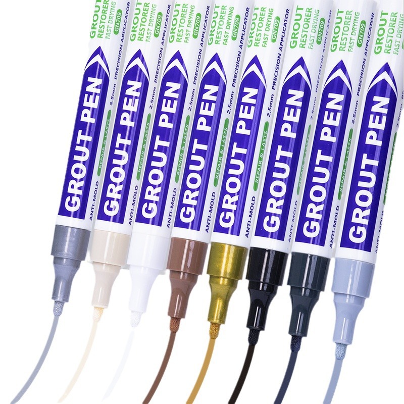 Guangna tile sewing pen quick-drying gap color repair pen bathroom moisture-proof waterproof floor gap stain-proof paint pen