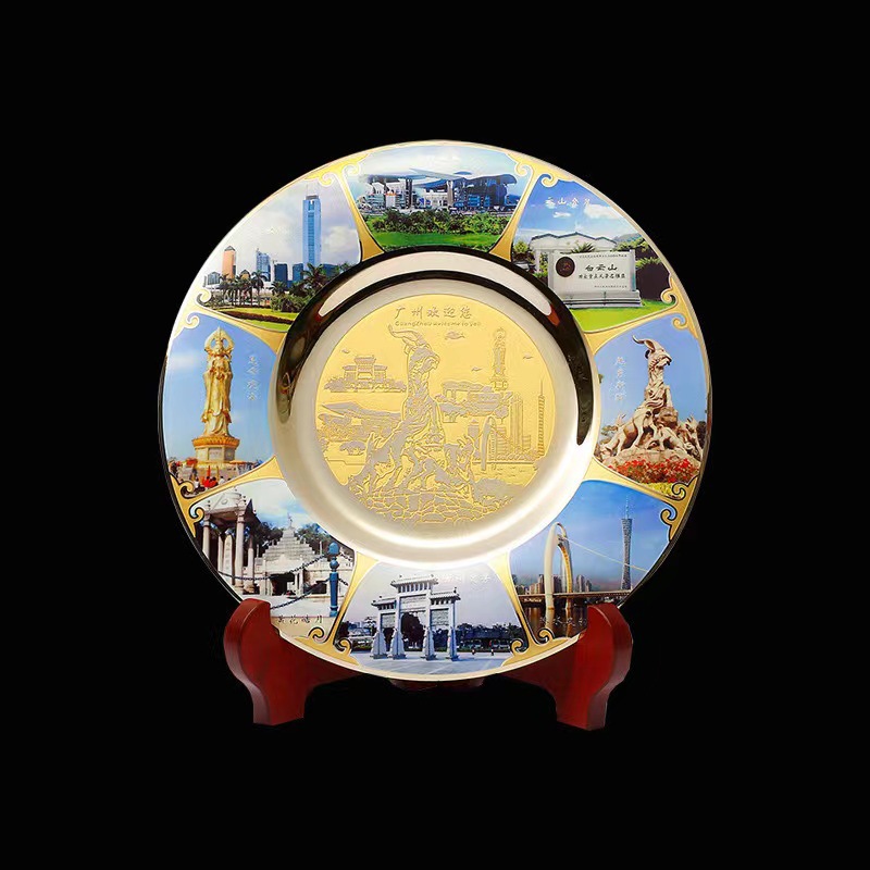 Customized Logo Manufacturer Commemorative Plates, Military Service Souvenirs, Honor Ornaments, Anniversary Award Plaques, Metal Award Plates