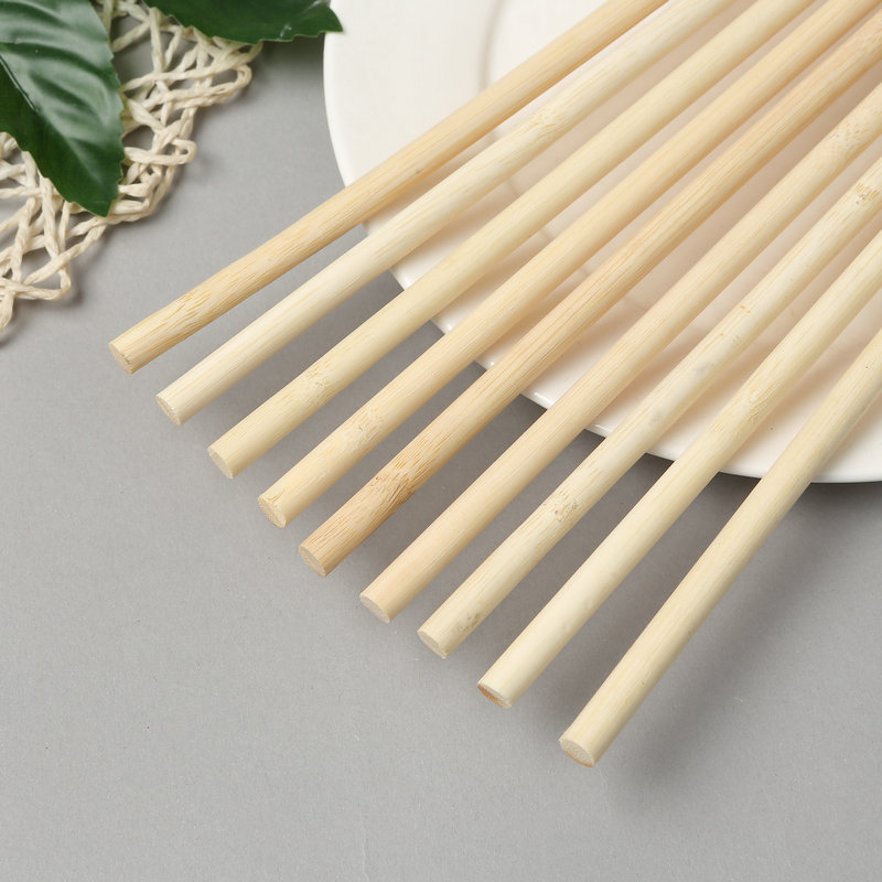 5mm Bamboo Stick Round Stick Joystick Bamboo Stick Crafts Handmade diy Assembled Flagpole Flower Arranging Support Rod Bamboo Stick