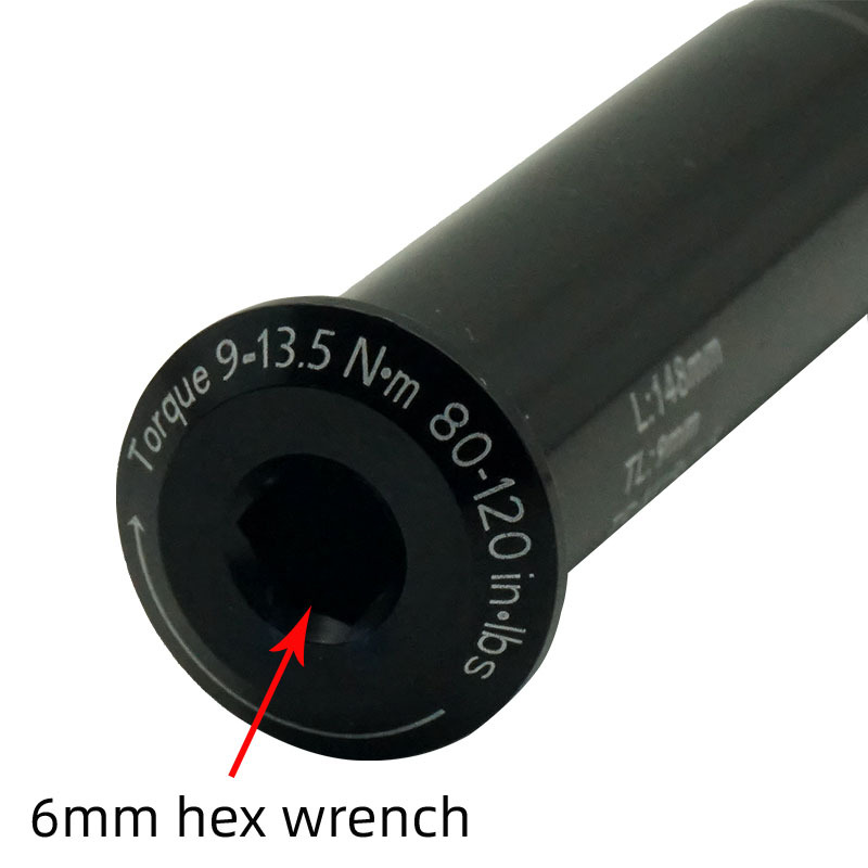 CORKI suitable for ROCK SHOX 110*15 specification front fork barrel shaft Rod lightweight 39g