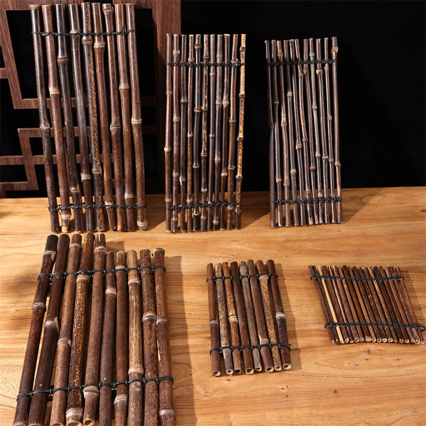 Sashimi decoration sushi tool mold bamboo row small ladder Bamboo menu dry ice bucket plate decoration artificial flower