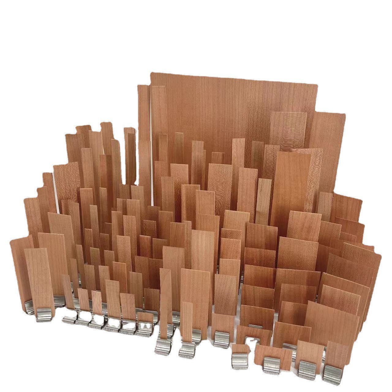 0.5mm cross-border wholesale Cup candle wick North American cherry wood handmade DIY aromatherapy candle household wood chip candle wick