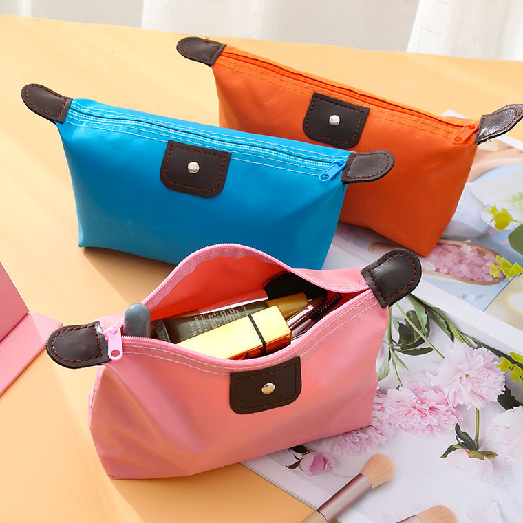New Candy Color Cosmetic Bag Portable Travel small size Mini Cosmetic Lipstick Razor Storage Bag