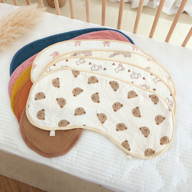 Class A baby burp towel six-layer gauze baby bib newborn cotton shoulder pad anti-spitting saliva towel