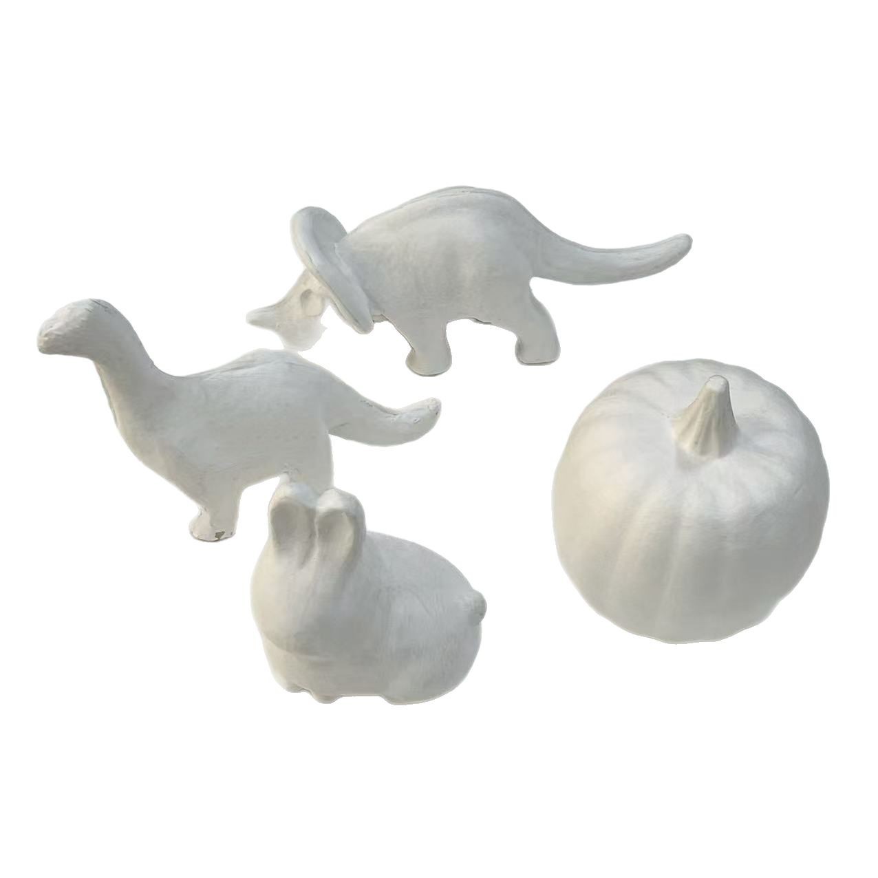 Pulp Molding White Pulp Innovative Sustainable White Paper Tray Smooth Crafts Pulp Ornaments