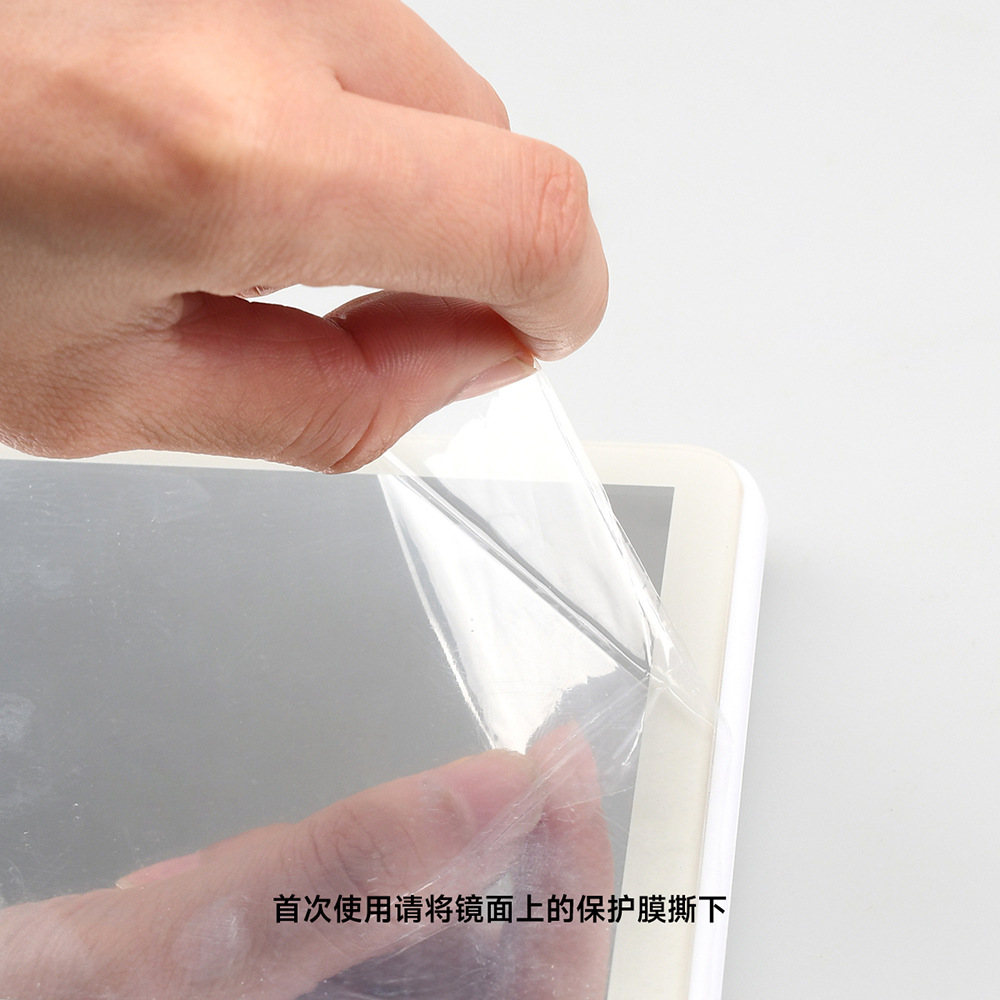 Manufacturers supply car sunshade makeup mirror lights HD mirror led car makeup mirror can be three-speed dimming