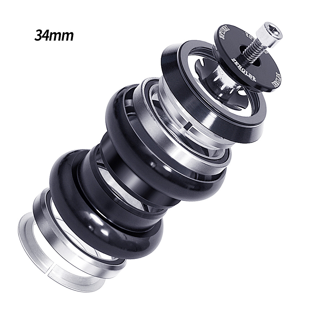 Dead Speed Bearing Bowl Set 34/44mm Aluminum Alloy Bearing Head Bowl Mountain Road Bicycle Headset Cross-Border