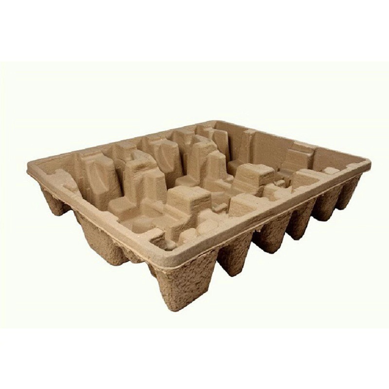 Chongqing Source Manufacturer Designed Pulp Molded Built-In Packaging Tray, Digital Appliance Inner Tray, Environmentally Friendly Paper Tray