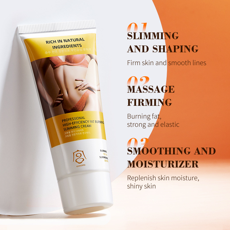 Foreign Trade Cross-Border Slimming Cream English Packaging Gongpe Specializes in Efficient Fat Slimming Body Massage Plastic Firming Cream Wholesale