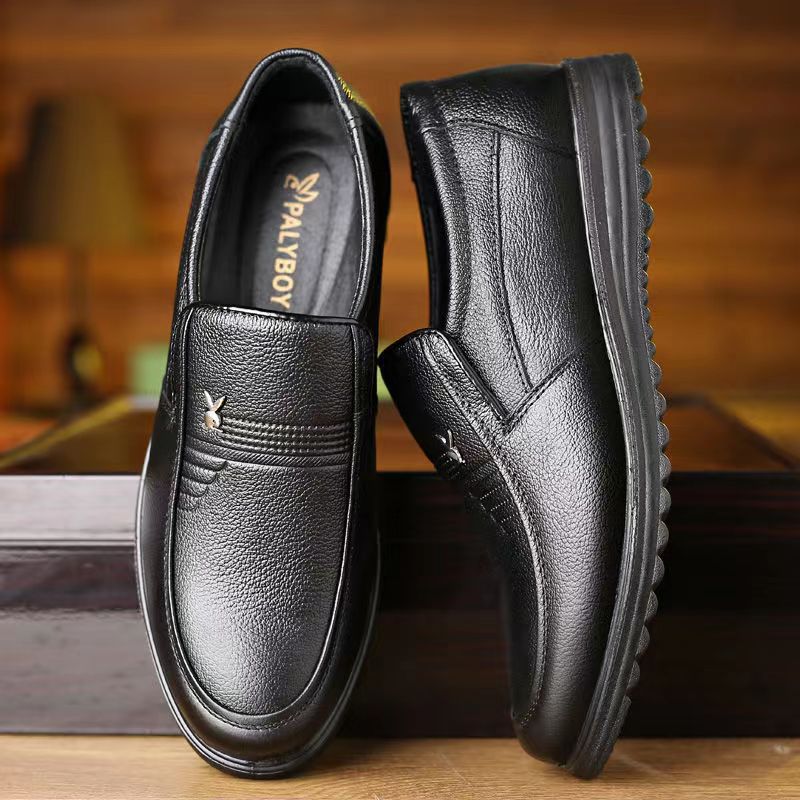 New Genuine Leather Cowhide Driving Men's Leather Shoes Soft Casual Sole Soft Surface Men's Fashion Lazy Leather Shoes Men's Versatile