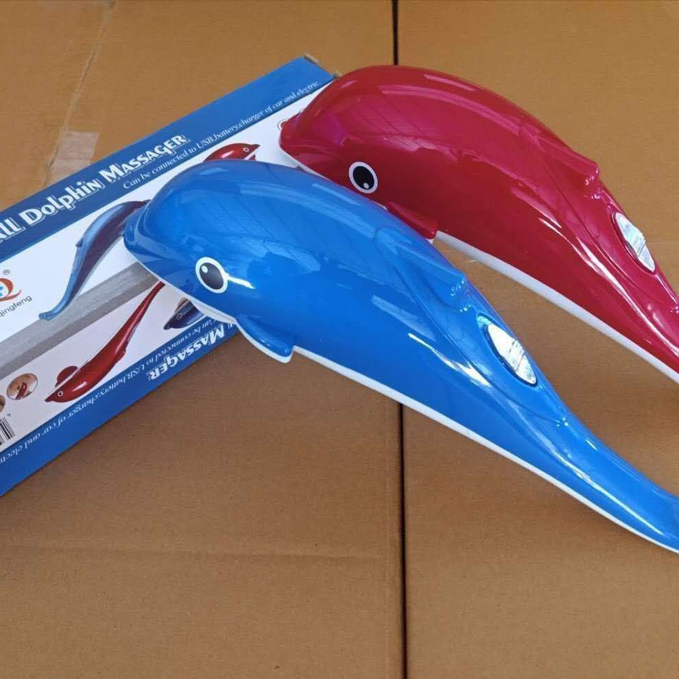 Dolphin massage stick factory direct USB three-in-one massager home massage instrument