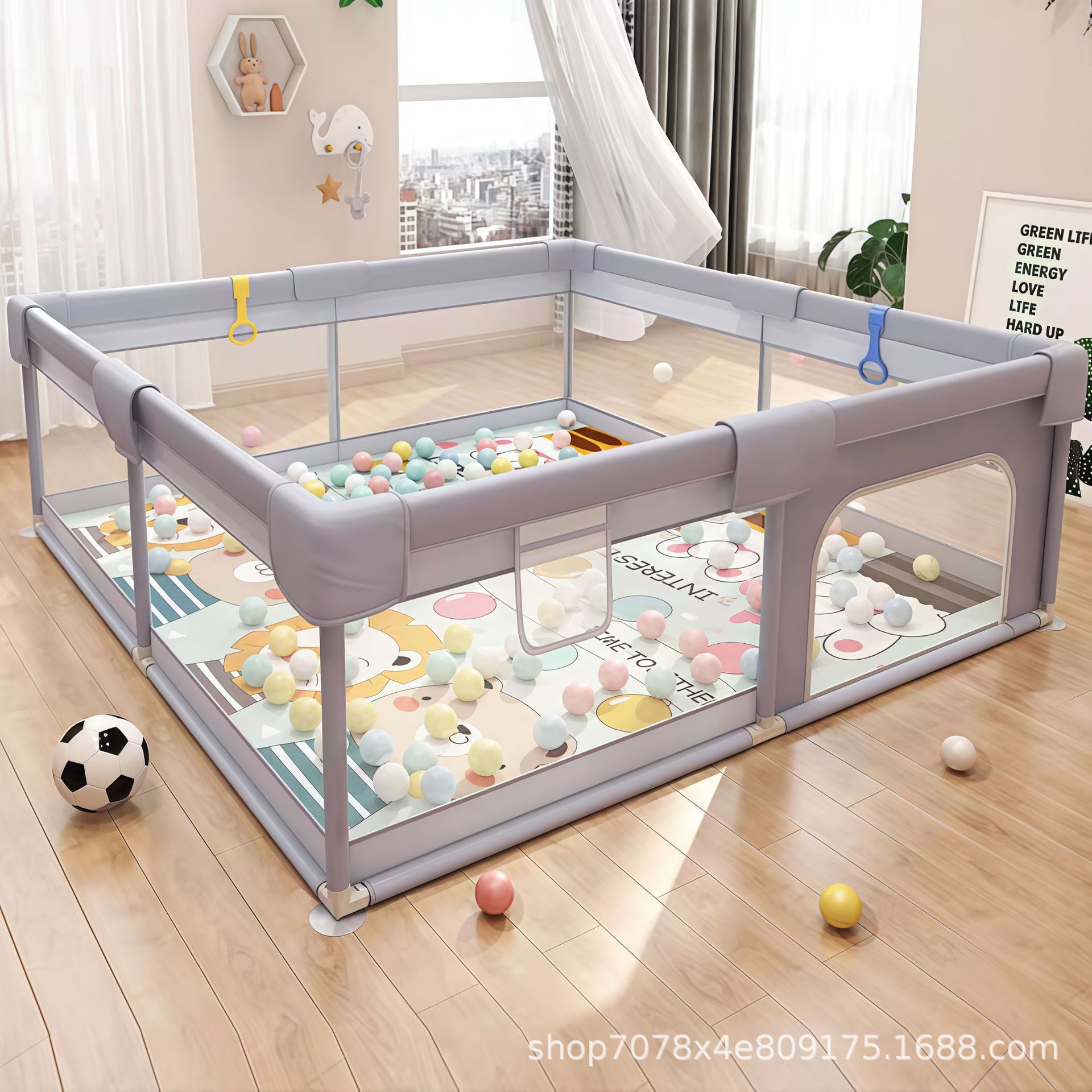 Cross-Border Baby Playpen Household Ground Fence Protective Fence Children's Playpen Baby Crawling New Fence