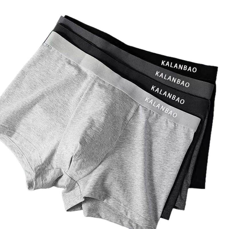 Kalamborg Men's Underwear Cotton Boxer Briefs Boys Breathable Boxer Shorts Color Random/Strip