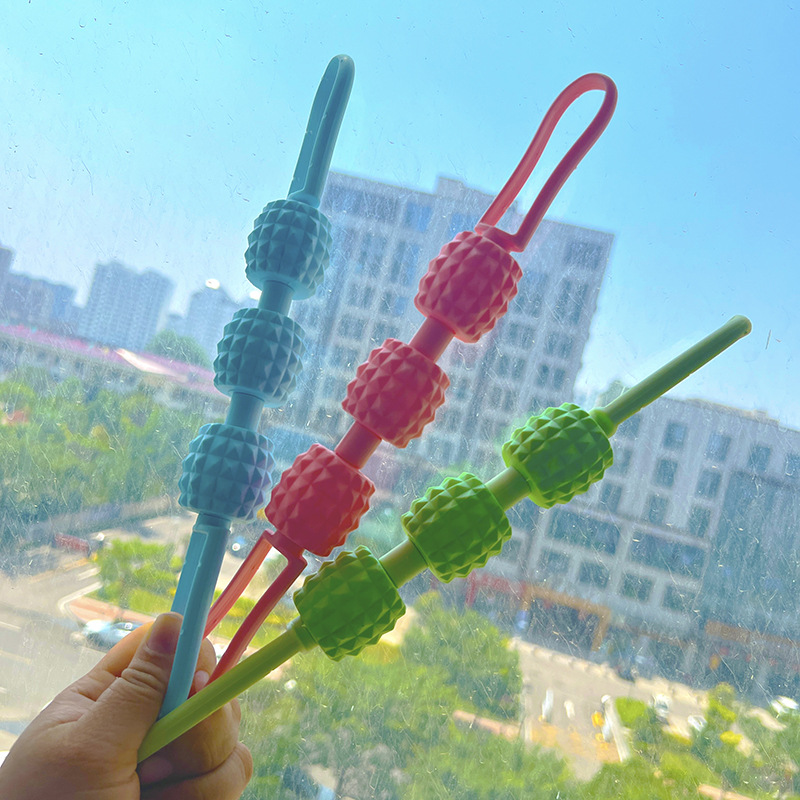 Skinny leg massage stick mace roller fitness fascia stick leg muscle relaxation roller calf yoga stretcher